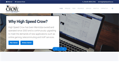 Desktop Screenshot of highspeedcrow.ca